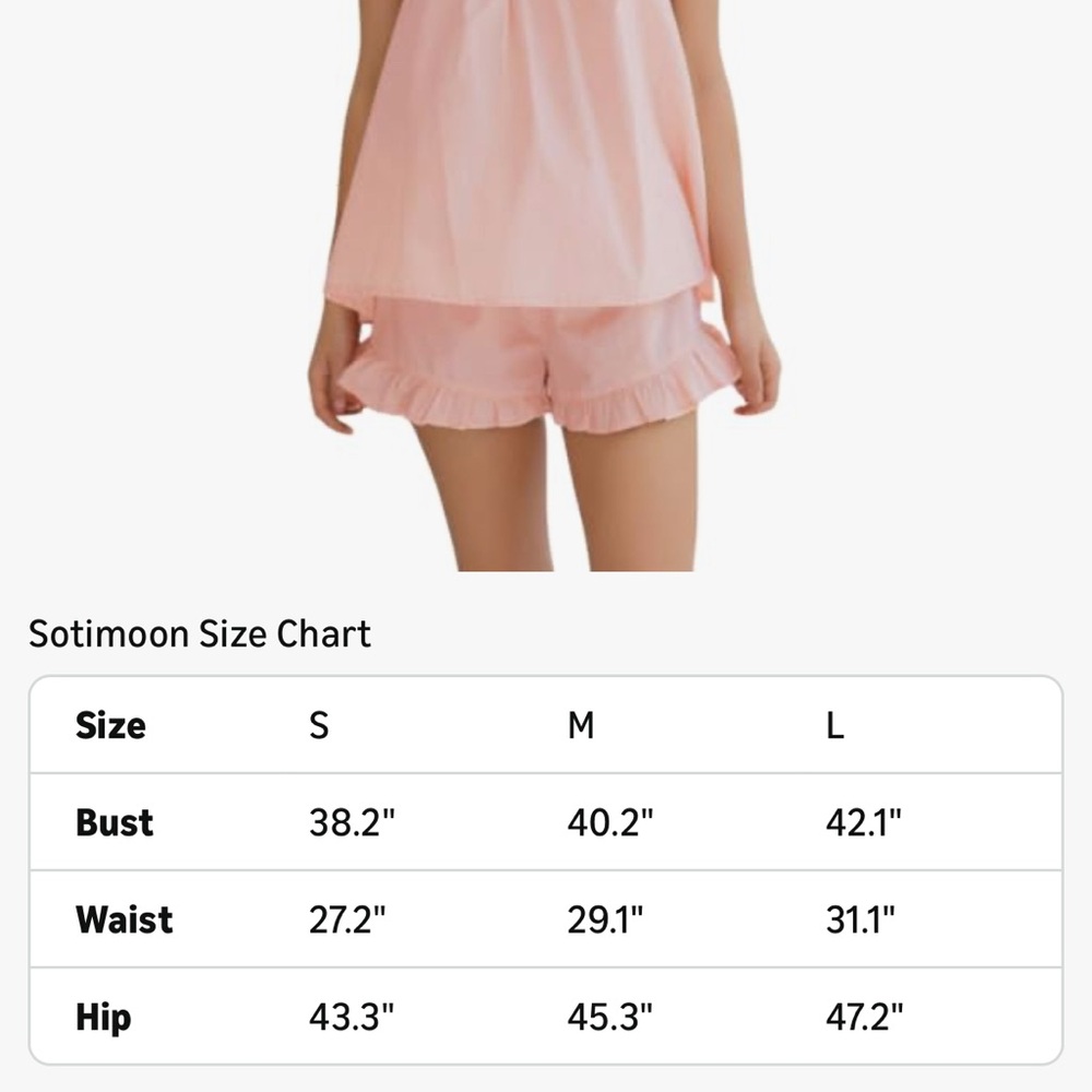 Pink Ruffle Tank Top and Shorts Set - Picture 2 of 5